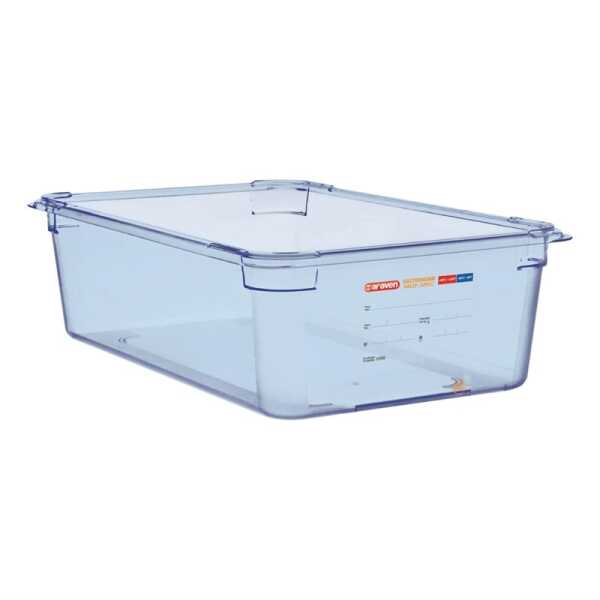 Boite alimentaire ABS GN1/1 h15cm bleue Araven