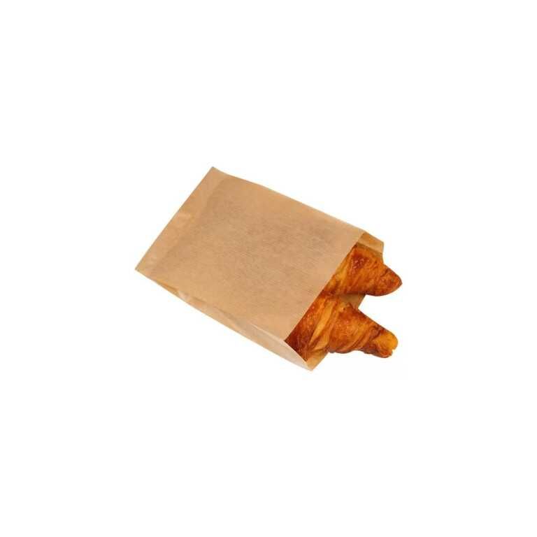 Sac papier SOS 12+5xh22cm brun