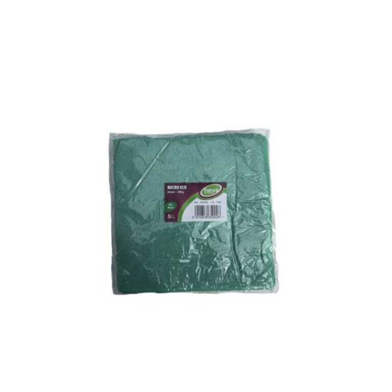 Lavette microfibre 40x40cm verte