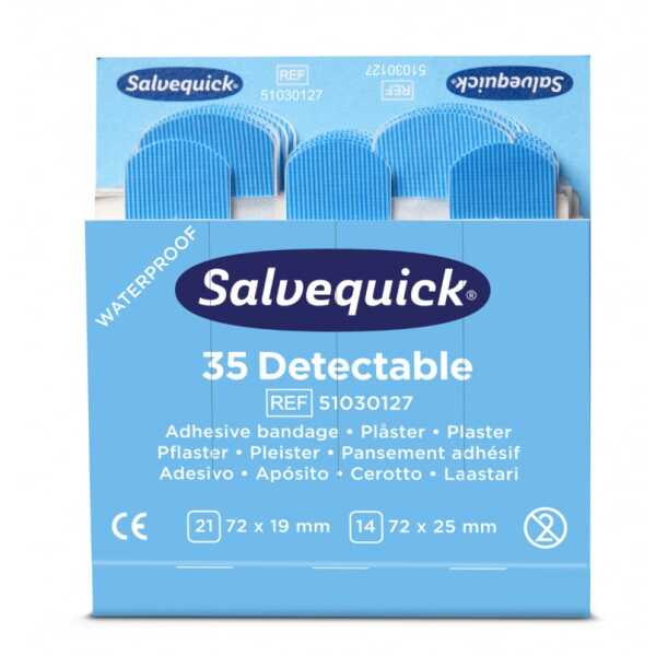 Pansements bleus 35 recharges Salvequick