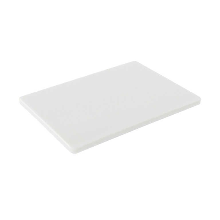 Planche à découper PEBD 40x30xh1,5cm blanche C&T