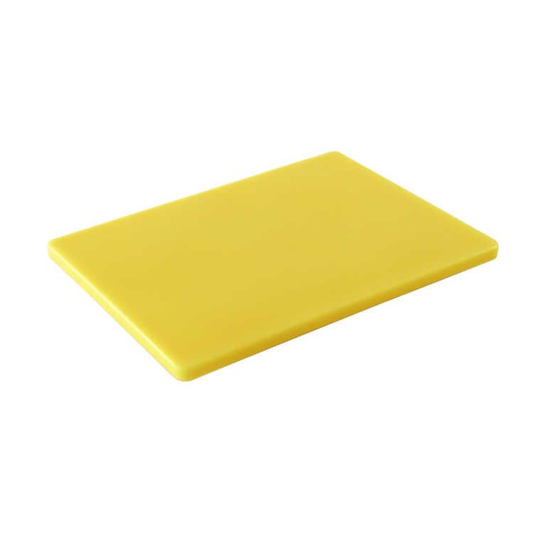 Planche à découper PEBD 40x30xh1,5cm jaune C&T