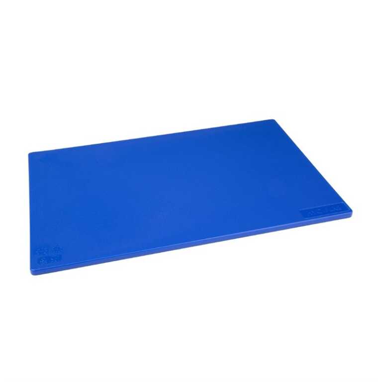 Planche à découper PEBD 45x30cm bleue Hygiplas