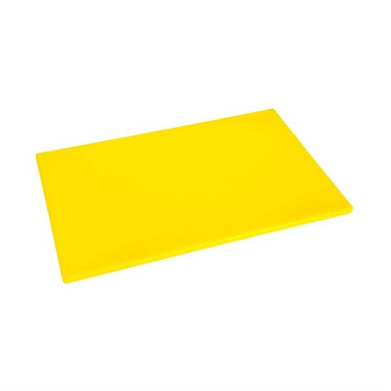 Planche à découper PEBD 45x30cm jaune Hygiplas