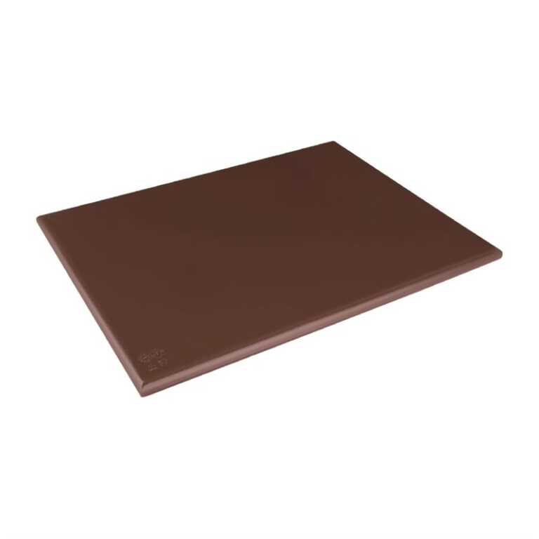 Planche à découper PEBD 60x45xh2cm brune Hygiplas