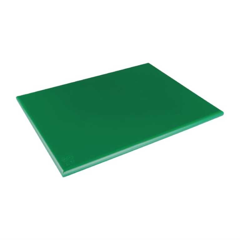 Planche à découper PEBD 60x45xh2cm verte Hygiplas