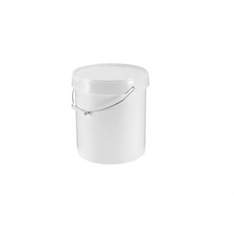 Seau alimentaire 15,6L blanc sans couvercle