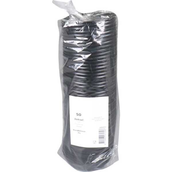 Couvercle PS Ø8cm pour gobelet 250ml 700060 noir