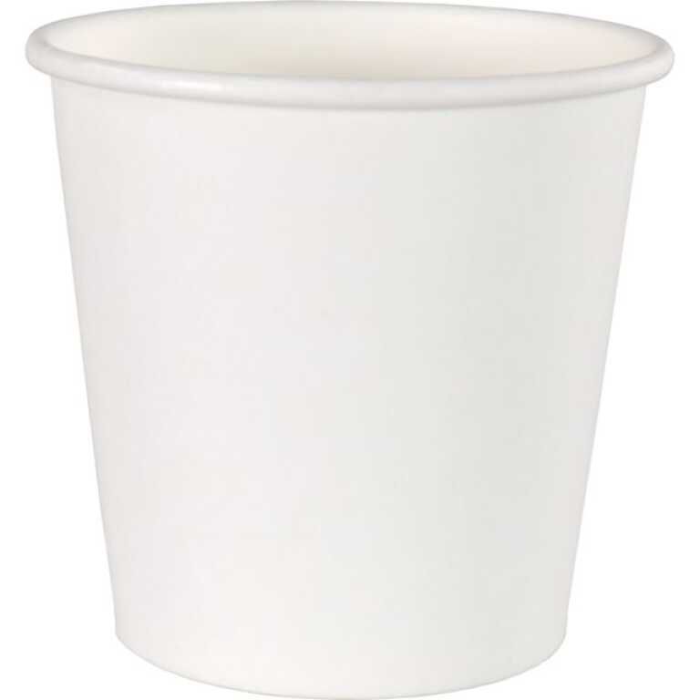 Gobelet carton Ø6,2cm 100ml blanc