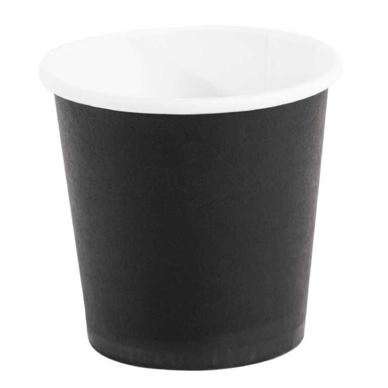 Gobelet carton Ø6,2cm 120ml noir Fiesta