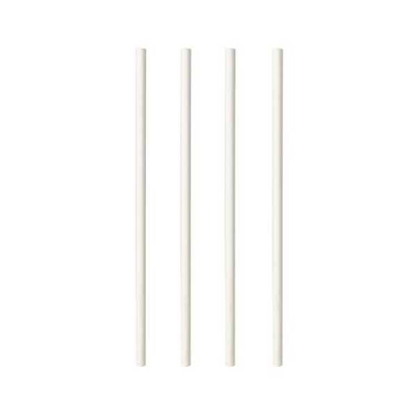 Paille carton 0,6x19,7cm blanche