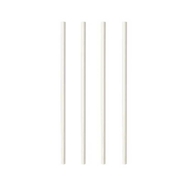 Paille carton 0,6x19,7cm blanche
