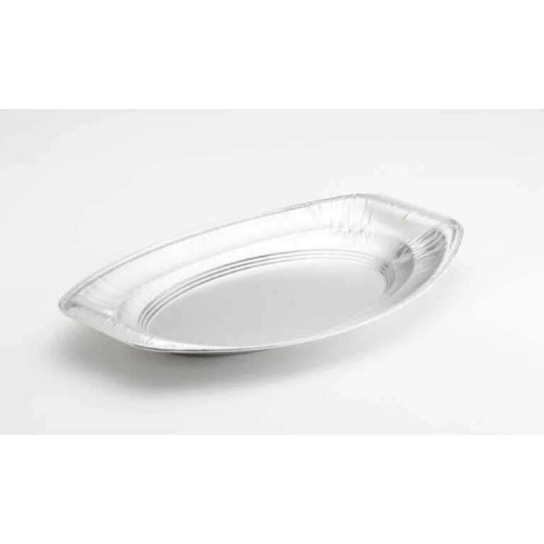 Plateau aluminium ovale 35cm