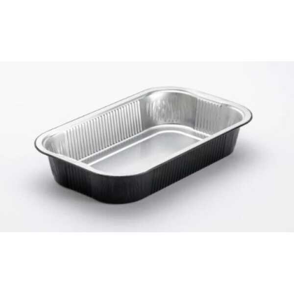Ravier aluminium 26,5x16,2xh4,4cm 1,35L noir