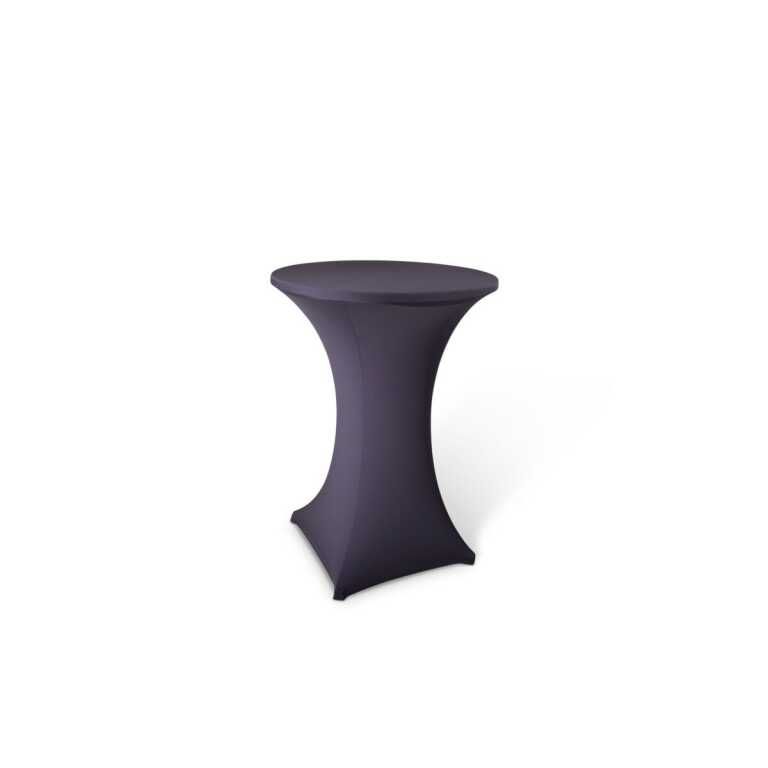 Housse mange-debout anthracite avec top Ø80-85cm