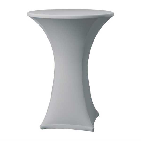 Housse mange-debout grise avec top Ø80-85cm