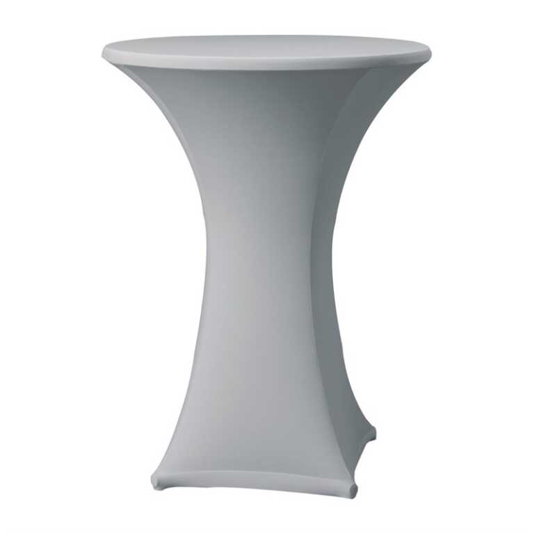 Housse mange-debout grise avec top Ø80-85cm