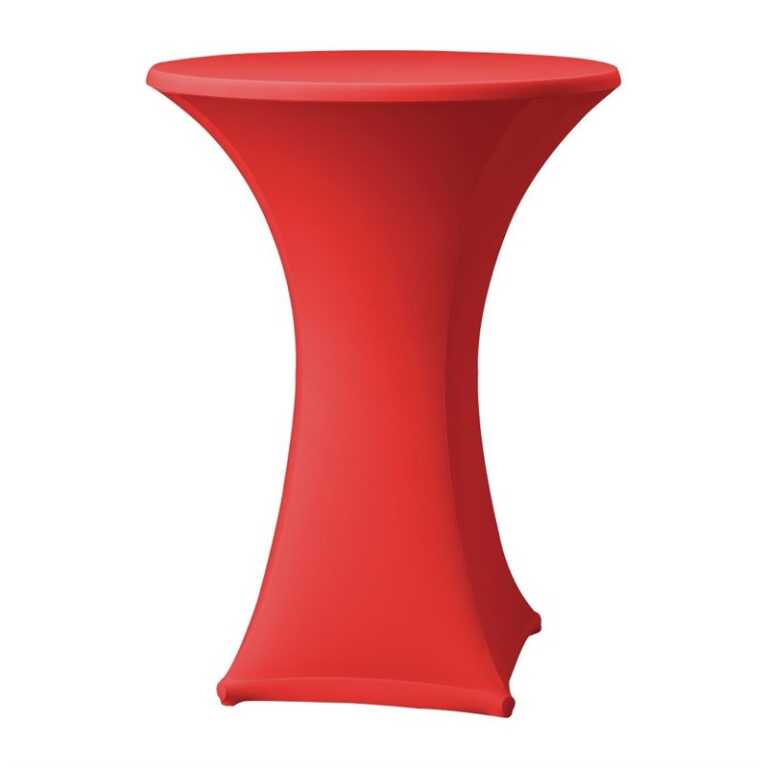 Housse mange-debout orange avec top Ø80-85cm
