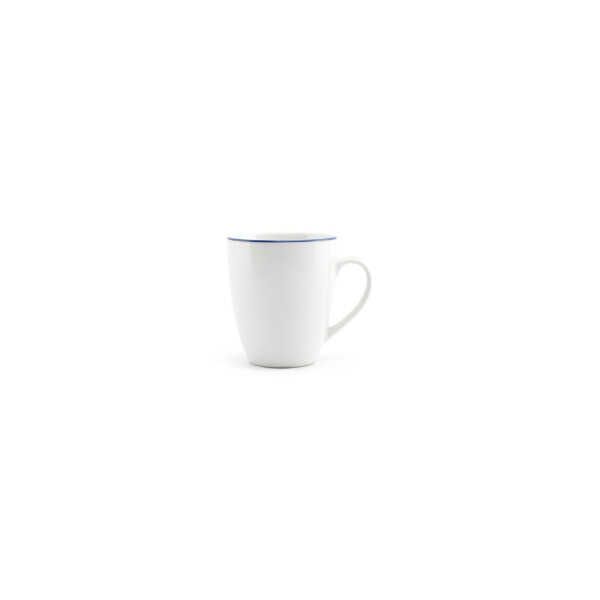Mug 38cl bleu Rim Basic White BB