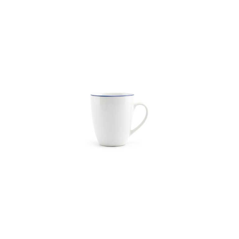 Mug 38cl bleu Rim Basic White BB