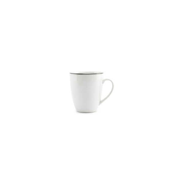 Mug 38cl noir Rim Basic White BB