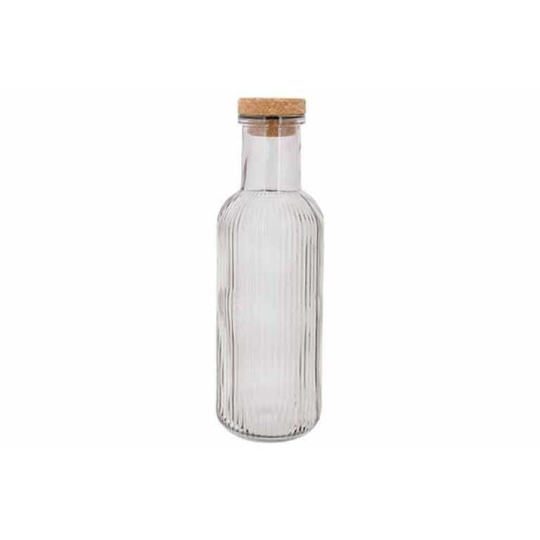 Bouteille 1L grise avec bouchon Liège Cosy &Trendy