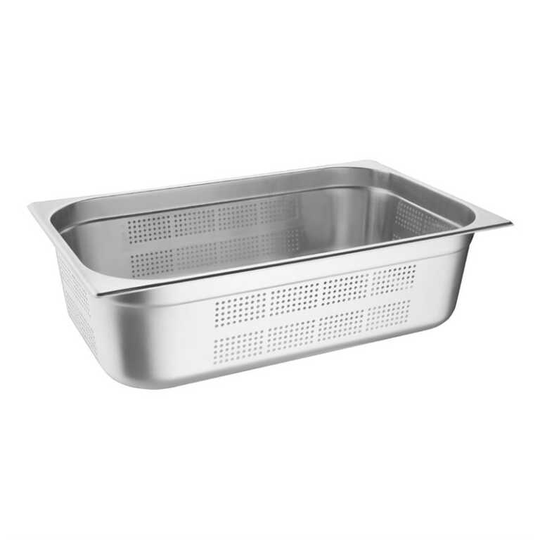 Bac gastro inox GN1/1 h15cm 20L perforé Vogue