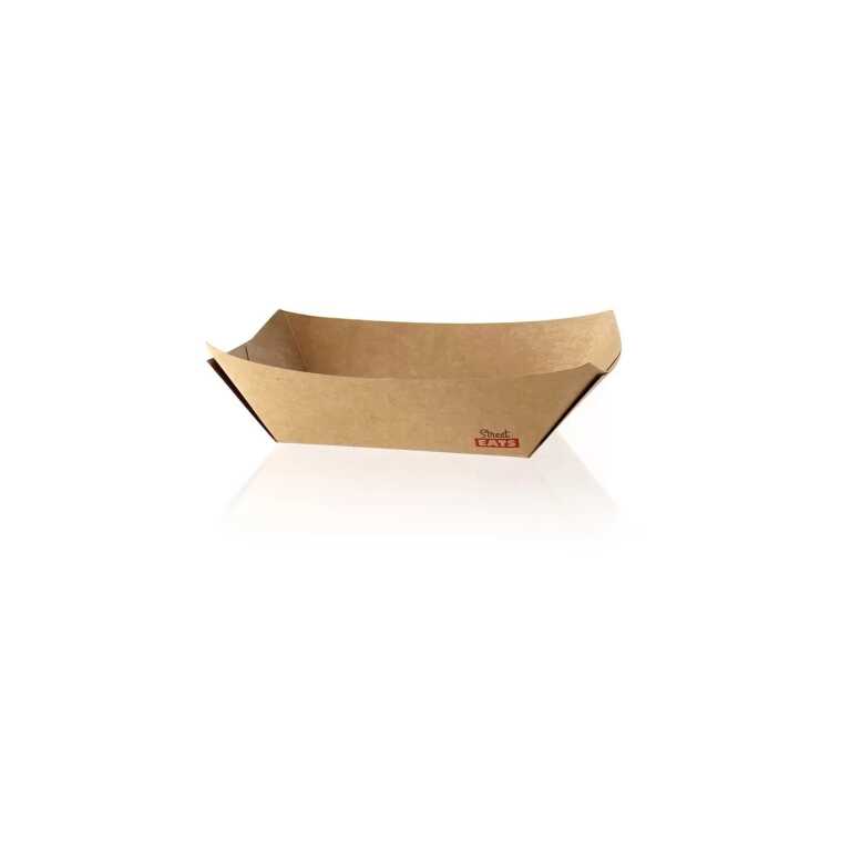 Ravier carton 16x12x h3,2cm 300ml brun