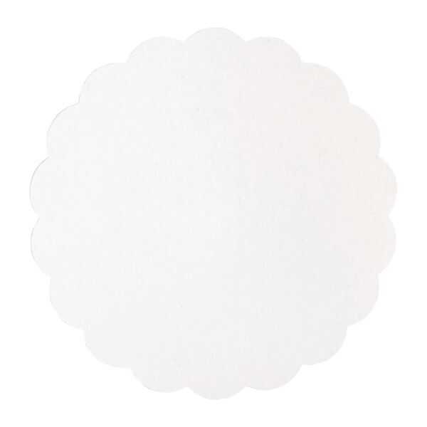 Sous-tarte carton Ø25cm blanc