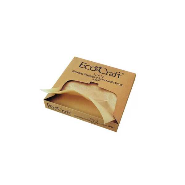 Papier ingraissable 37,5x40cm brun EcoCraft