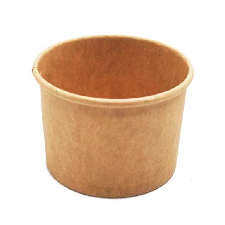 Pot à sauce carton Ø4,3xh3,5cm 30ml brun