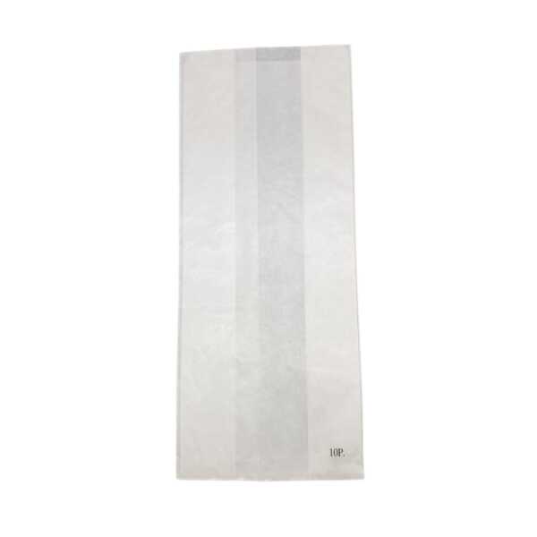 Sac papier 10P 17,5x45cm blanc