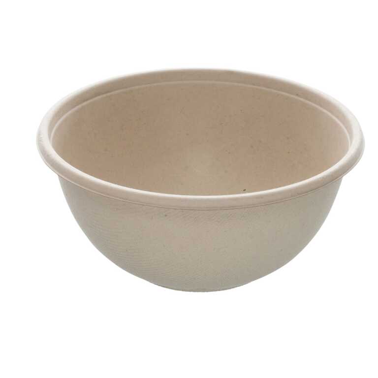 Saladier bagasse Ø17x8cm 1L Buddha Bowl