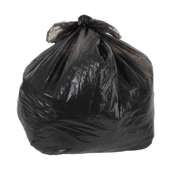 Sac poubelle 90L 57,2x96,5cm noir Jantex