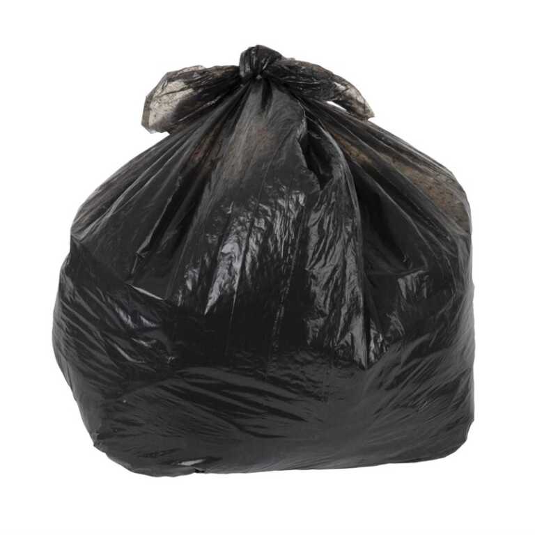 Sac poubelle 90L 57,2x96,5cm noir Jantex