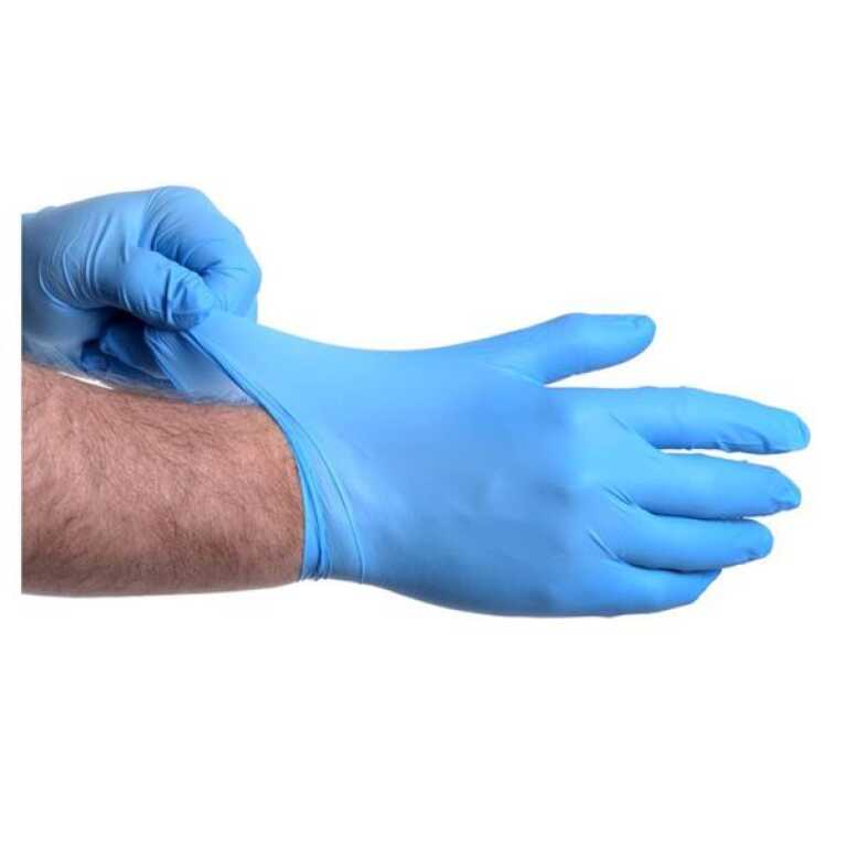 Gant nitrile 3,5gr non poudré bleu M
