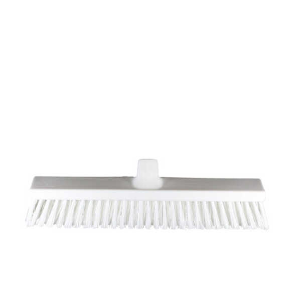 Brosse poils durs 40cm blanche