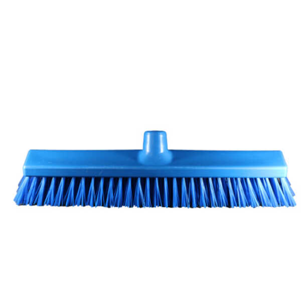 Brosse poils durs 40cm bleu