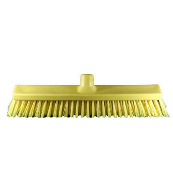 Brosse poils durs 40cm jaune