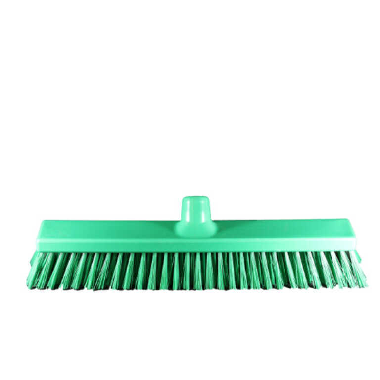 Brosse poils durs 40cm verte