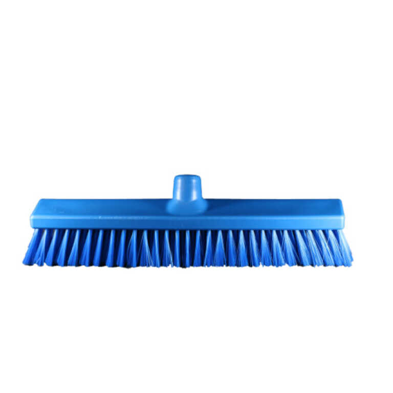 Brosse poils souples 40cm bleu