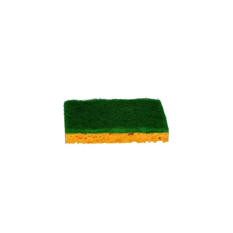 Eponge à récurer 10x6,5x1,8cm verte