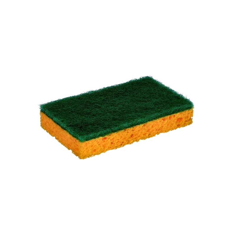 Eponge à récurer 14x8x2,5cm verte