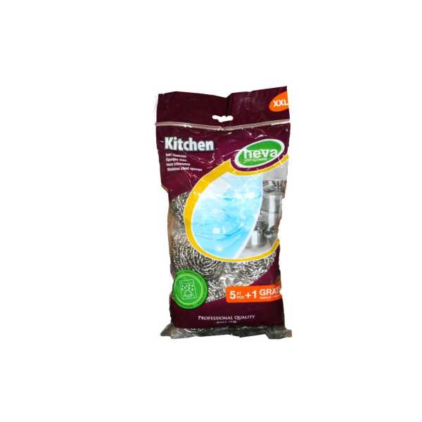 Eponge métallique Ø7cm Heva