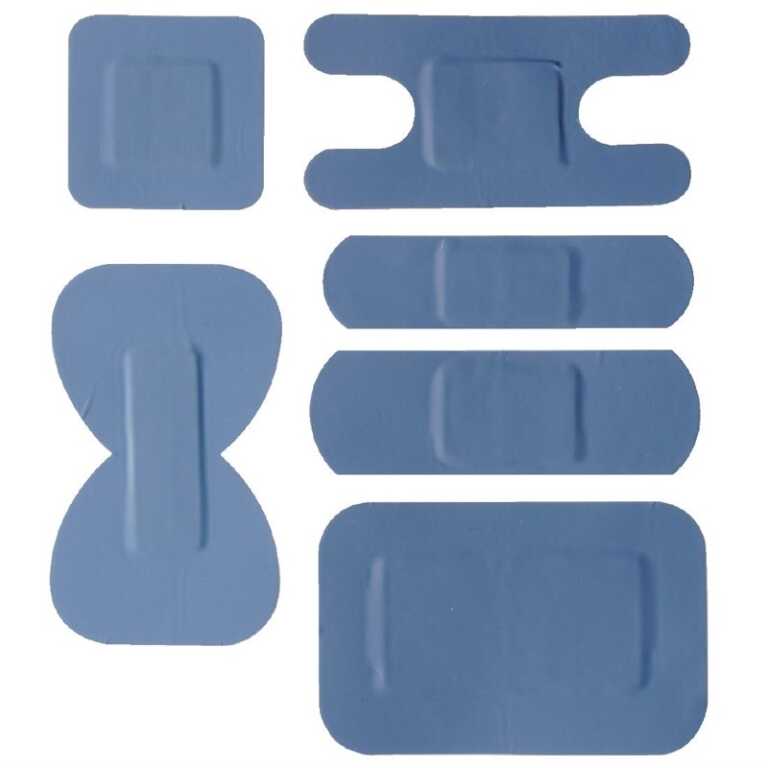 Assortiment de pansements bleu Aero