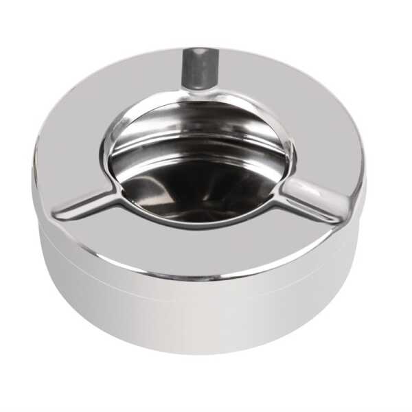 Cendrier inox Ø9xh3,5cm Olympia