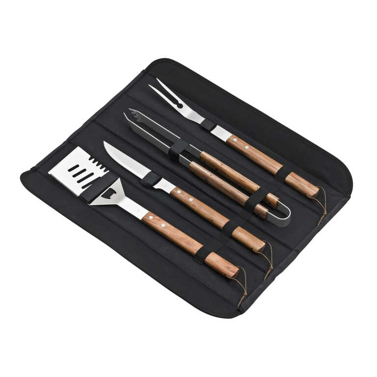 Set barbecue 4 pièces avec étui