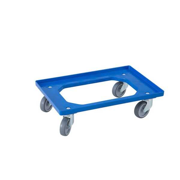 Chariot de transport 60x40 bleu
