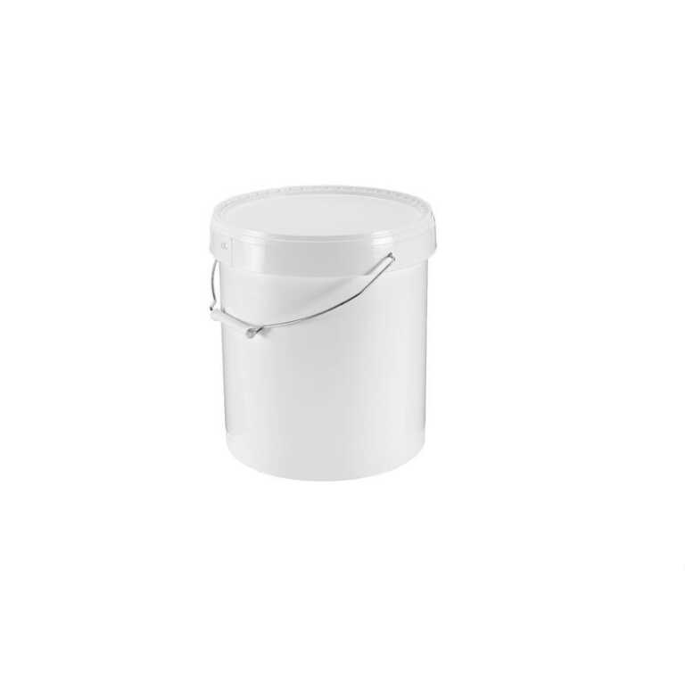 Seau alimentaire 15,6Lblanc sans couvercle