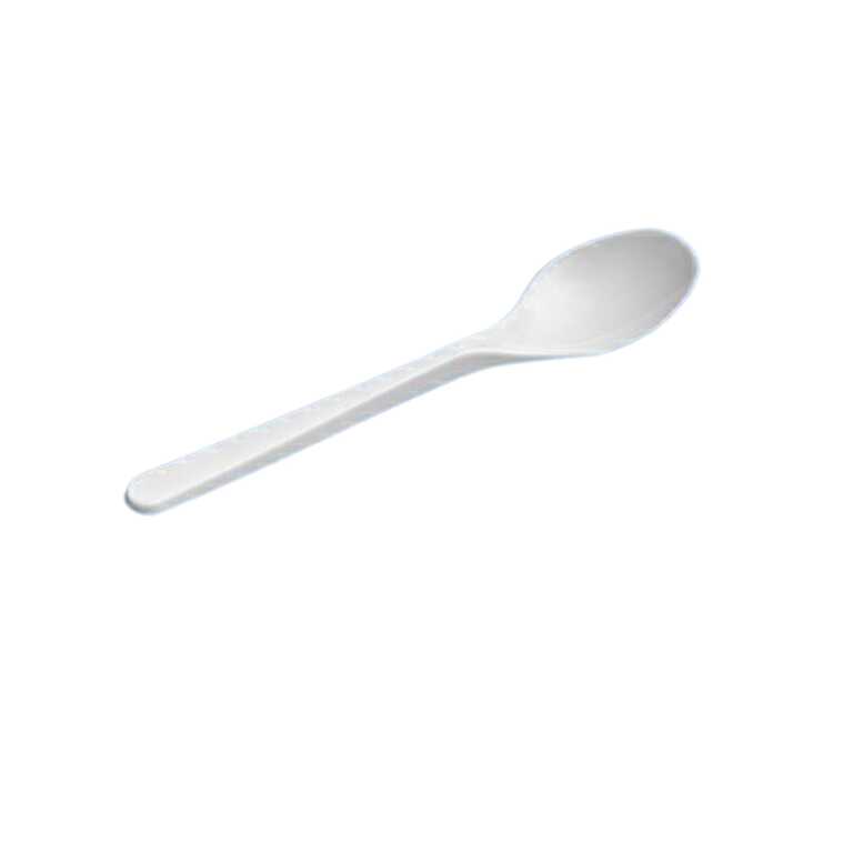 Cuillère à soupe réutilisable PS 18cm blanc